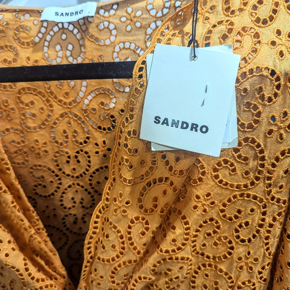 NEW With Tags! Sandro Kendral Orange Dress - Picture 2 of 6